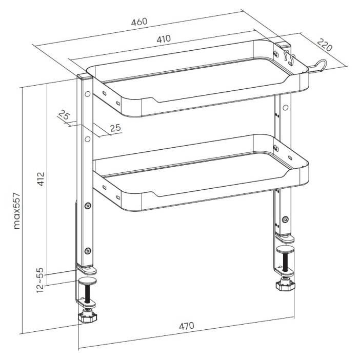 Настільний органайзер OfficePro DO800B (DO800B)