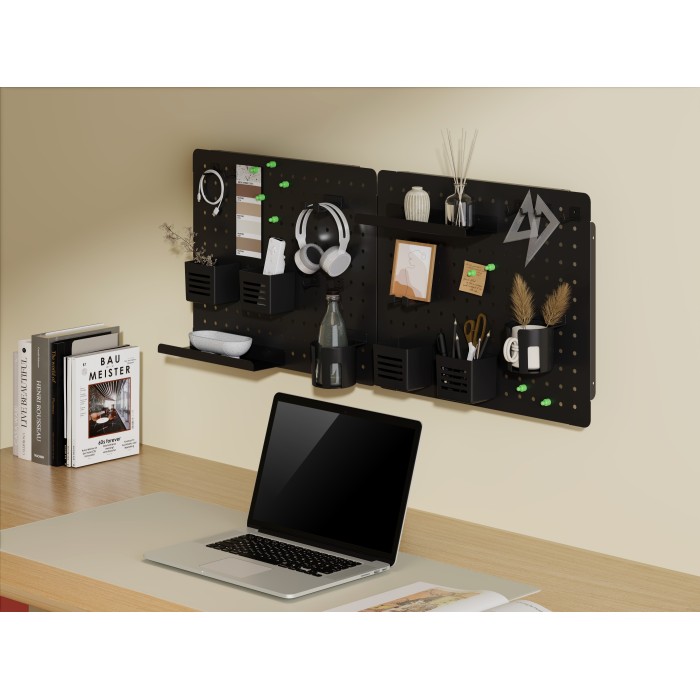 Настінна дошка-органайзер OfficePro WO910B Black (WO910B)