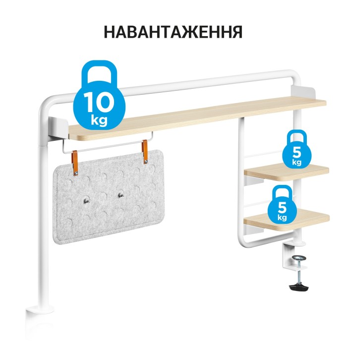 Настільна полиця-органайзер OfficePro DS253WW (DS253WW)