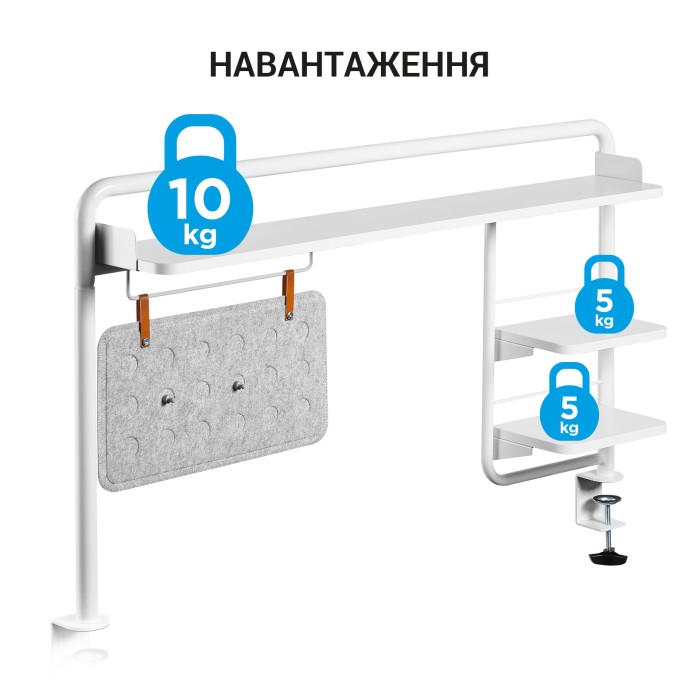 Настільна полиця-органайзер OfficePro DS253W (DS253W)