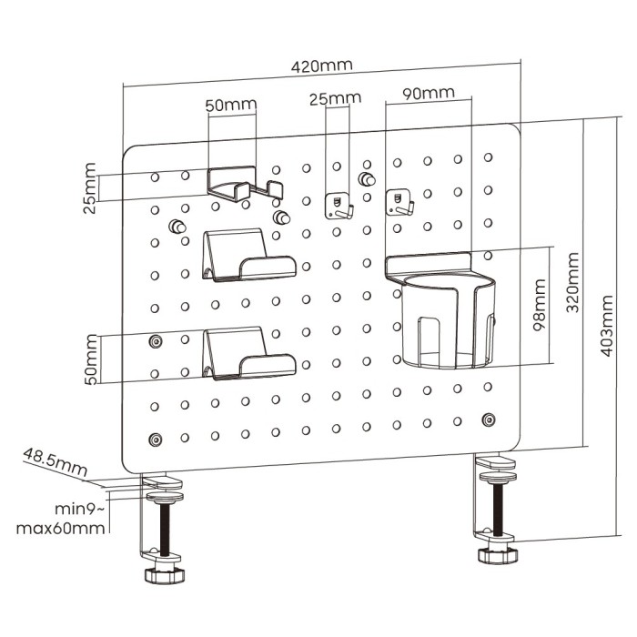 Настільний органайзер OfficePro DO780B (DO780B)