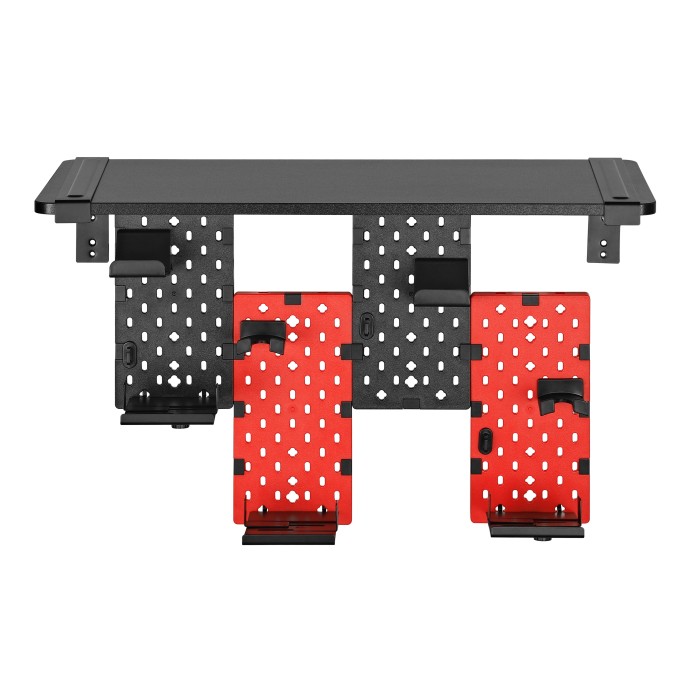 Настінна дошка-органайзер з полицею OfficePro WSO188 Black/Red (WSO188)