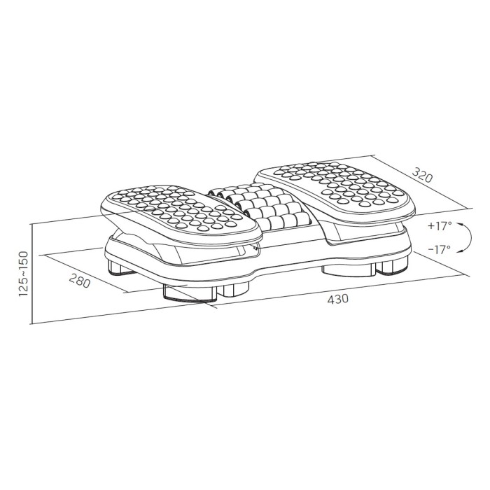 Регульована підставка для ніг OfficePro FR730 (FR730)
