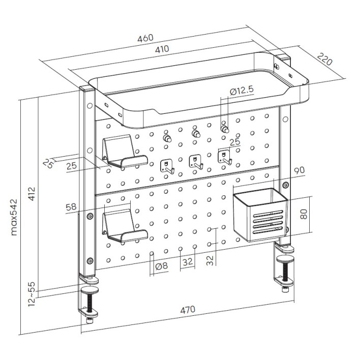 Настільний органайзер OfficePro DO1040B (DO1040B)