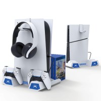 Підставка для Sony PlayStation 5 Slim з зарядкою для геймпадів DualSense iPega PG-P5S023 (PG-P5S023)