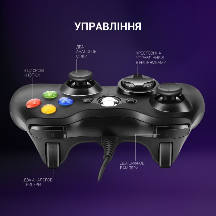 Провідний геймпад GamePro MG310B (MG310B)