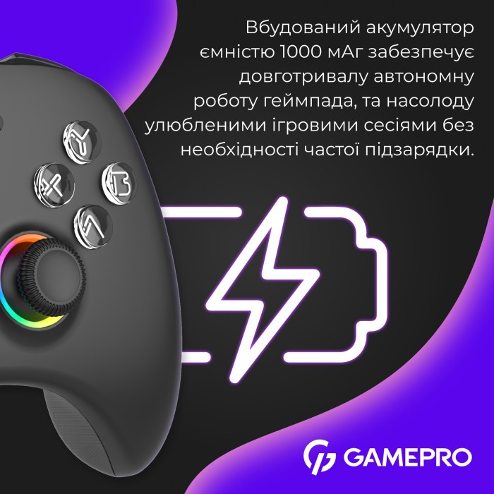 Бездротовий геймпад GamePro GPX13B (GPX13B)