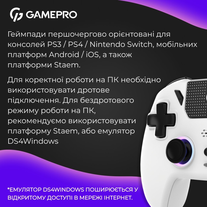 Бездротовий геймпад GamePro GPS13W (GPS13W)