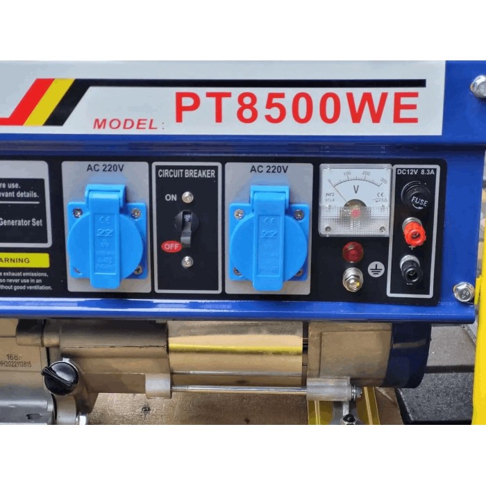 Генератор бензиновий 3 кВт Powertech PT8500WE (PT8500WE)