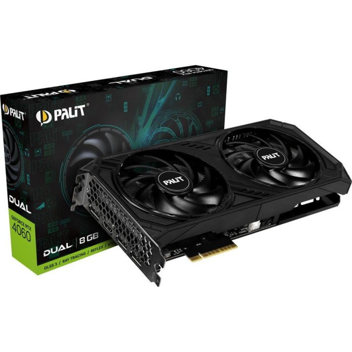 Відеокарта Palit GeForce RTX 4060 Dual (NE64060019P1-1070D)