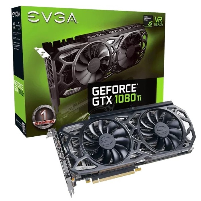 Відеокарта EVGA GTX 1080 Ti 11GB EVGA SC Black Edition GAMING (11G-P4-6393-KR)