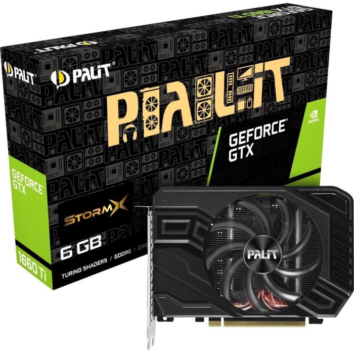 Відеокарта Palit GeForce GTX 1660 Ti StormX 6GB GDDR6 (NE6166T018J9-161F)