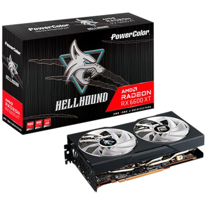 Відеокарта PowerColor Radeon RX 6600 XT Hellhound 8GB GDDR6 (AXRX 6600XT 8GBD6-3DHL/OC)