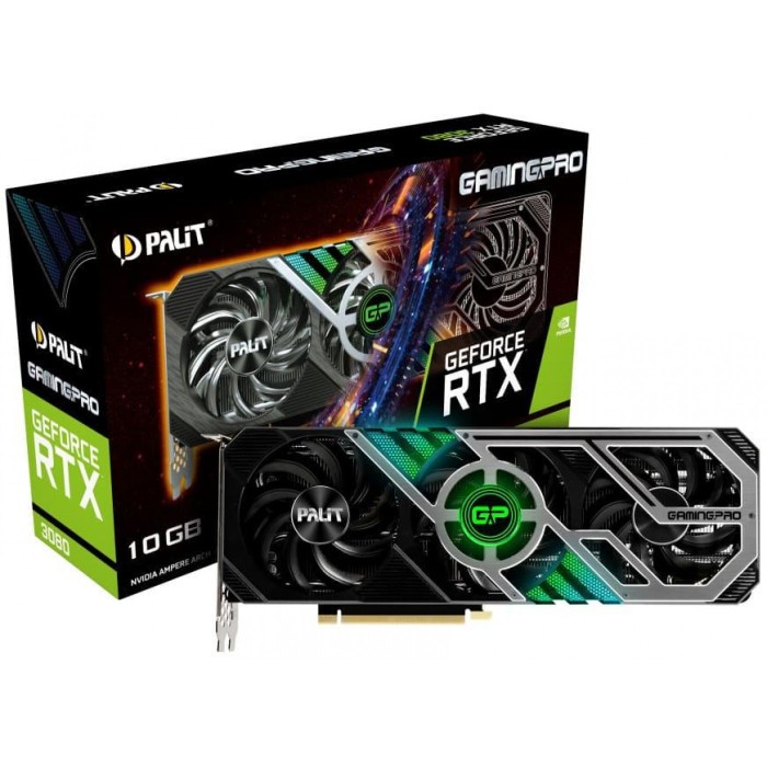 Відеокарта Palit GeForce RTX 3080 GamingPro 10GB GDDR6X (NED3080019IA-132AA)