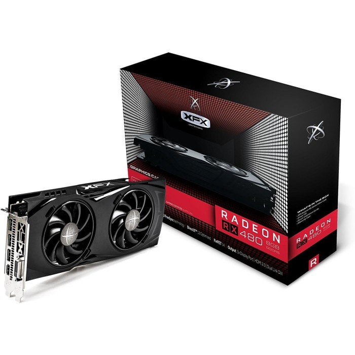 Відеокарта XFX AMD Radeon RX 480 8Gb GTR Black GDDR5 (RX-480P8D V2.3)