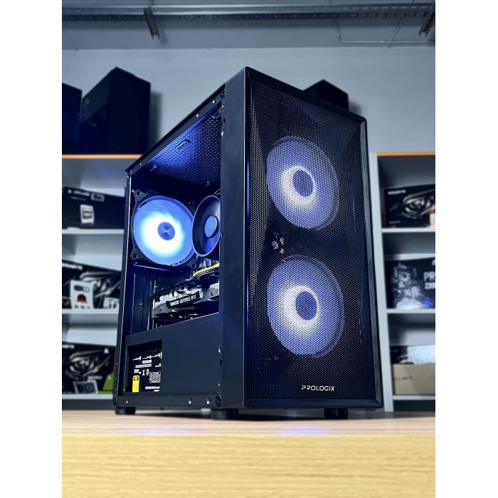 Ігровий Комп'ютер ПК GeForce Ryzen 7-2700x / NVIDIA GeForce RTX 2060 6GB GDDR6 / B450 / RAM 16GB DDR4 3200MHz / 128GB ssd / 500 GB hdd/ PSU 600+W / Prologix e102