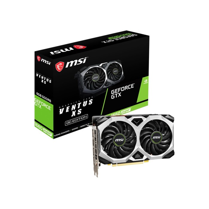 Відеокарта MSI GeForce GTX 1660 Super Ventus 6GB GDDR6 (GeForce GTX 1660 SUPER VENTUS)